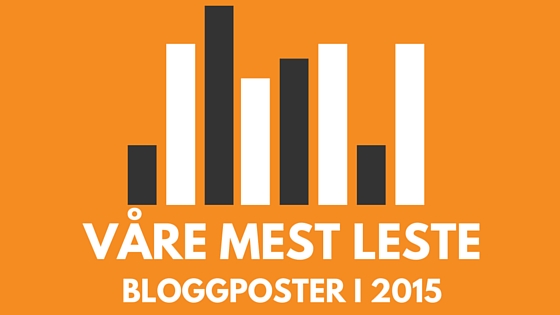Illustrasjon "Våre mest leste bloggposter i 2015"