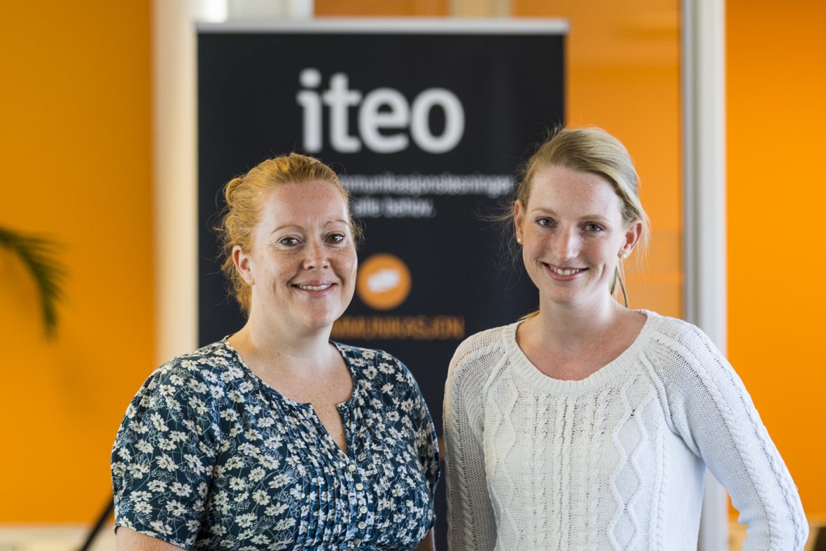 Portrettbilde av Linda Bringsov og Rikke Kjendseth til Iteo