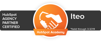 Sertifikat som HubSpot Agency Partner for Iteo