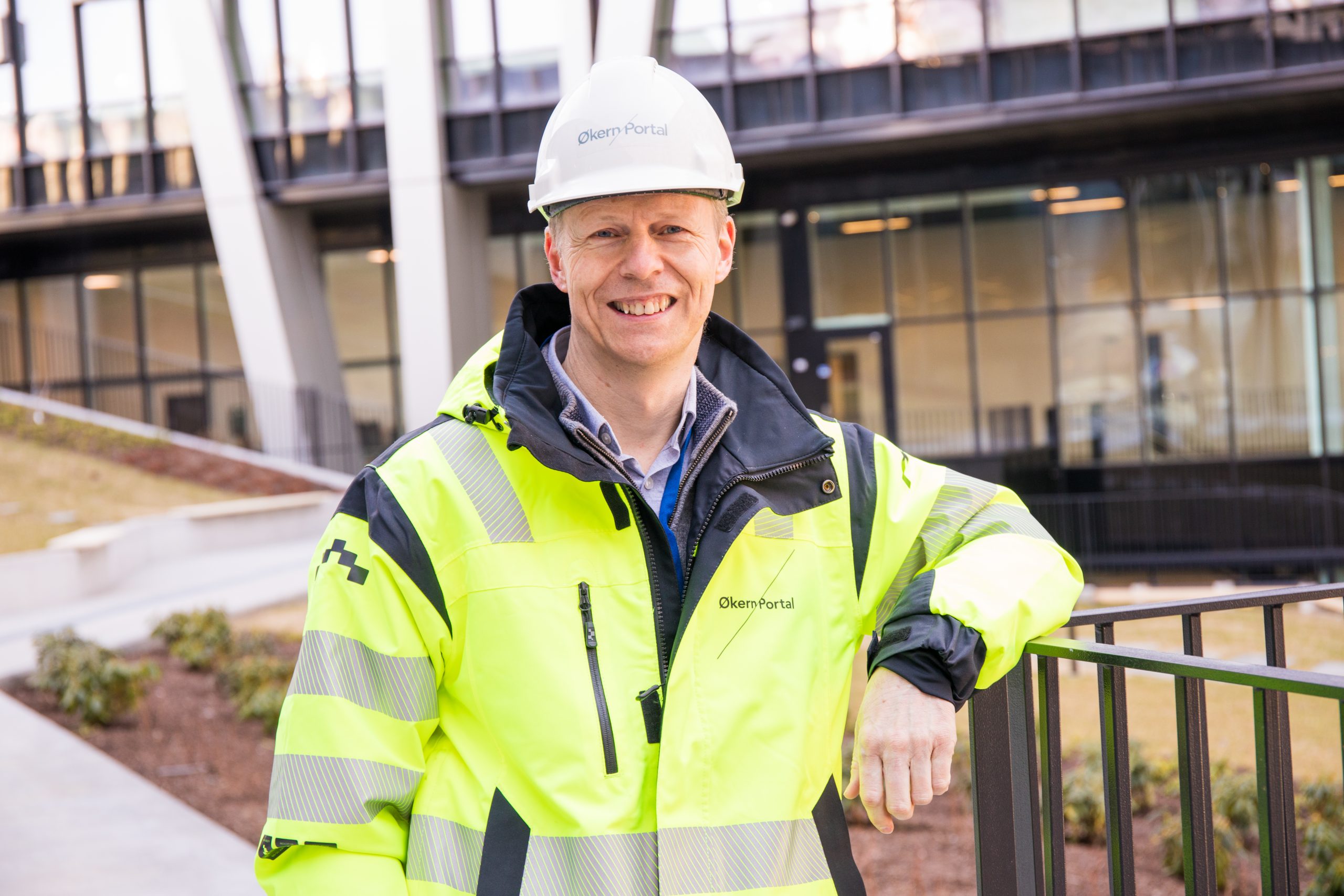 Foto av prosjektleder for Økern Portal hos OPF, Richard Groven